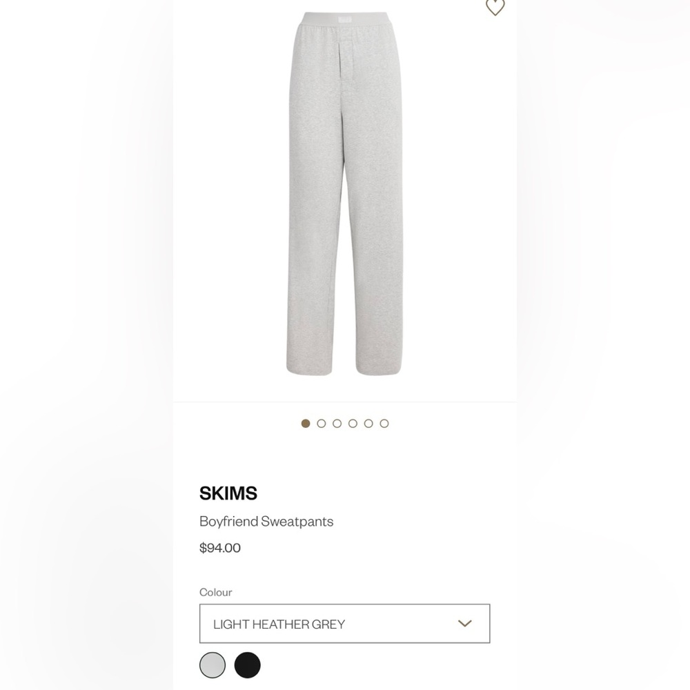 ❌SOLD❌SKIMS Boyfriend Lounge Pants - NWT - Picture 4 of 6